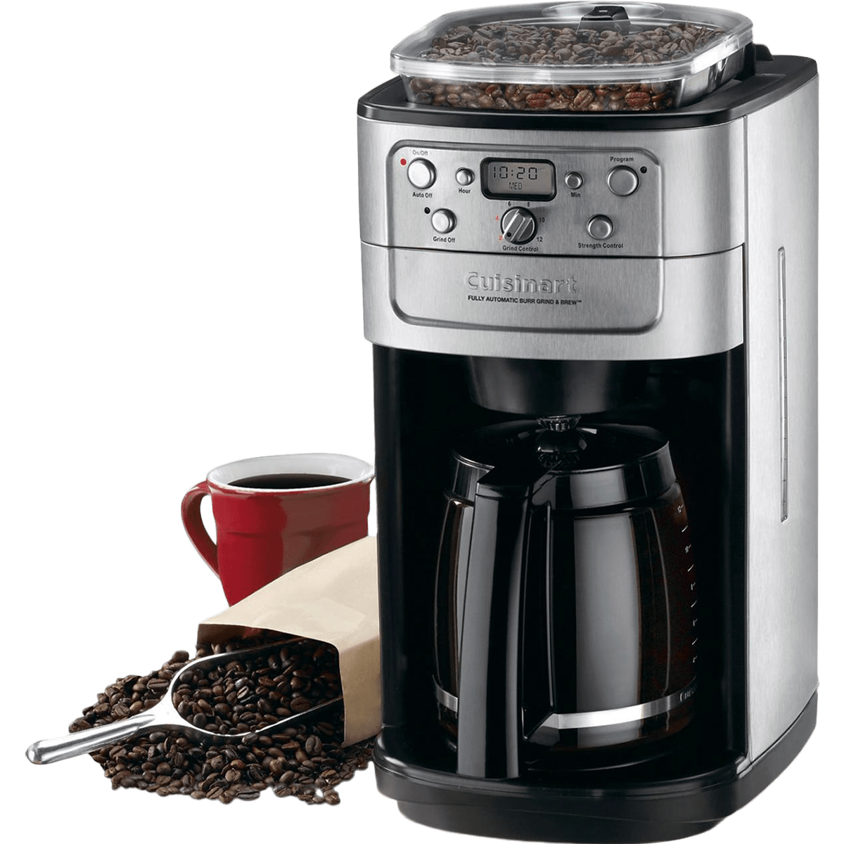 Cuisinart Burr Grind & Brew 12 Cup Coffee Maker Quench Essentials