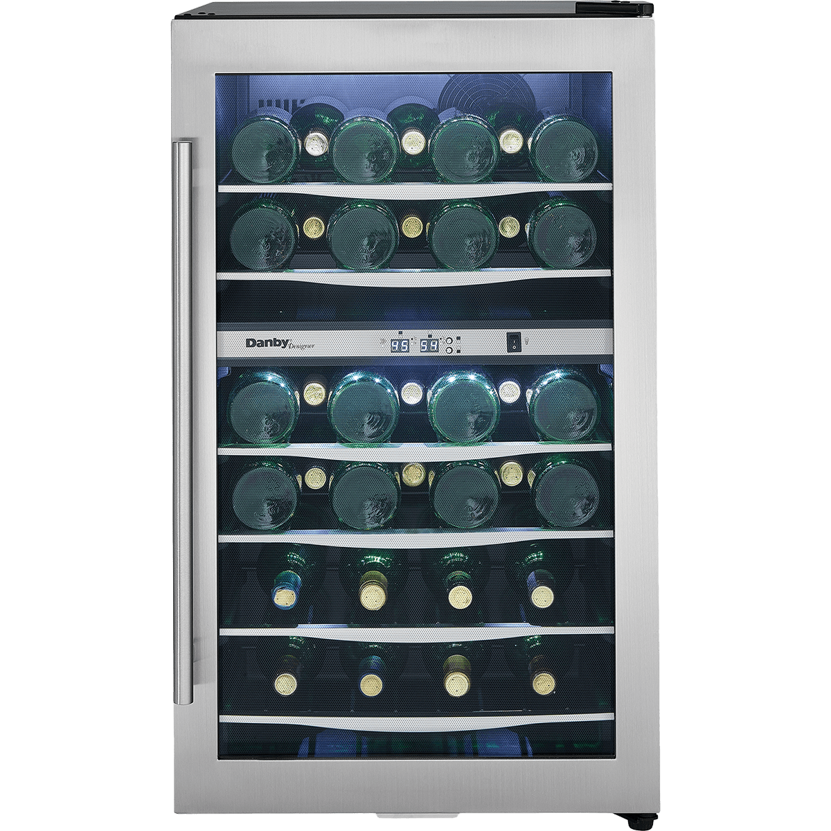 Danby Designer 38 Bottle Dual Zone Wine Cooler Quench Essentials