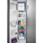 Frigidaire 25.6 Cu. Ft. Side-by-Side Refrigerator - Stainless Steel Open Freezer Door Full - view 2