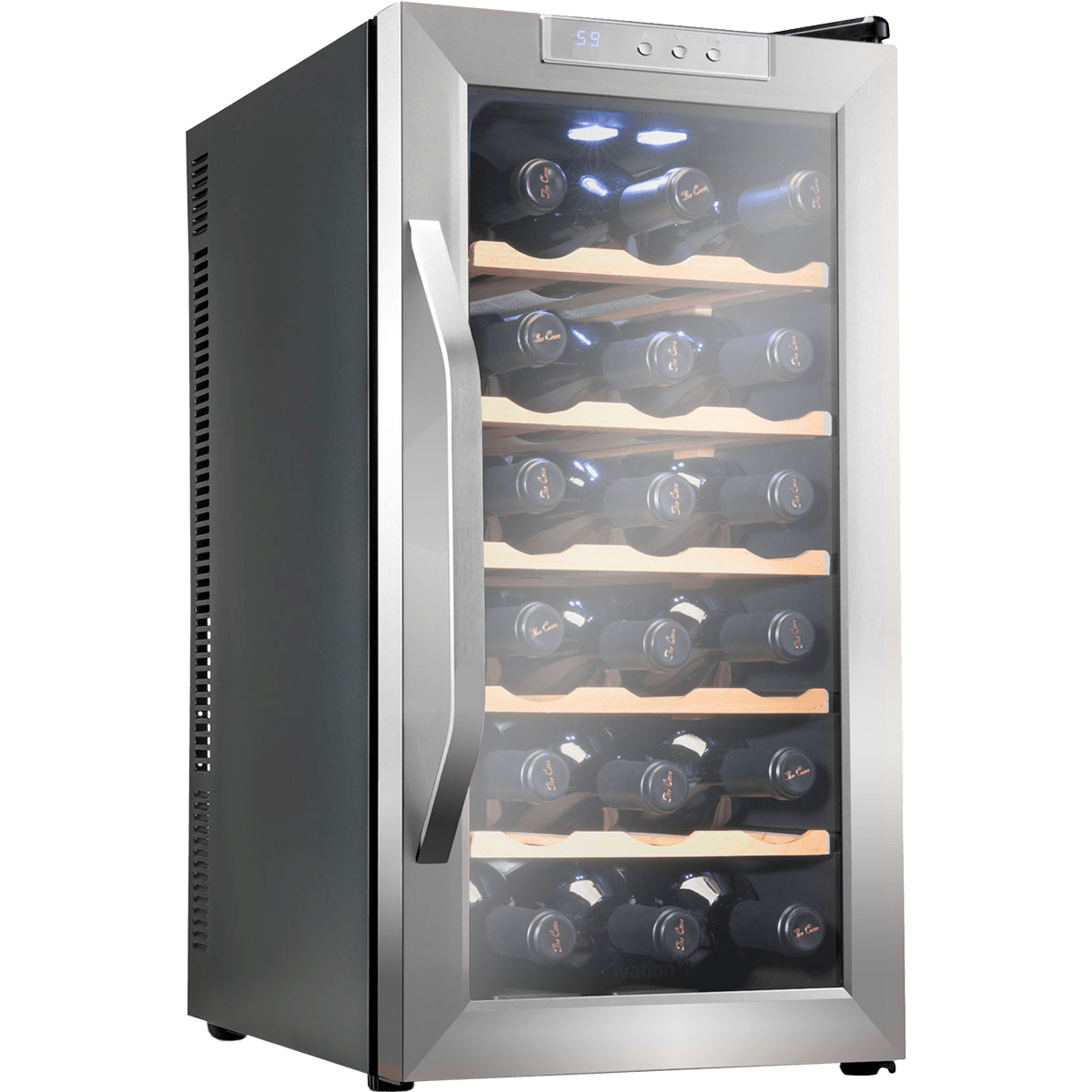 Ivation 18 Bottle Thermoelectric Wine Cooler Quench Essentials