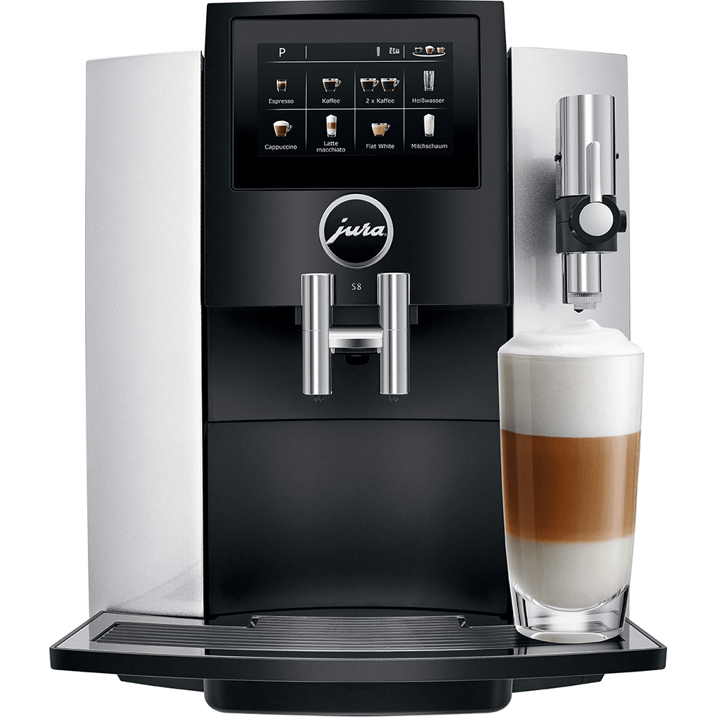 Jura S8 Super-Automatic Espresso Machine - Moonlight Silver