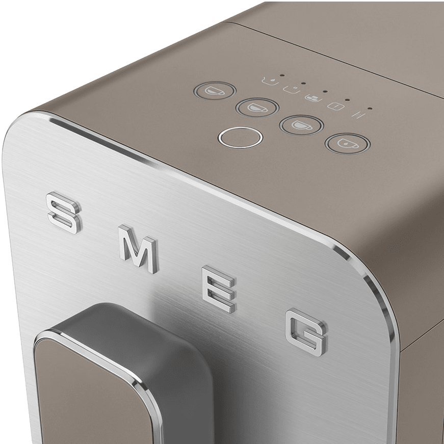 SMEG Fully Automatic Coffee Machine with Steamer | Taupe