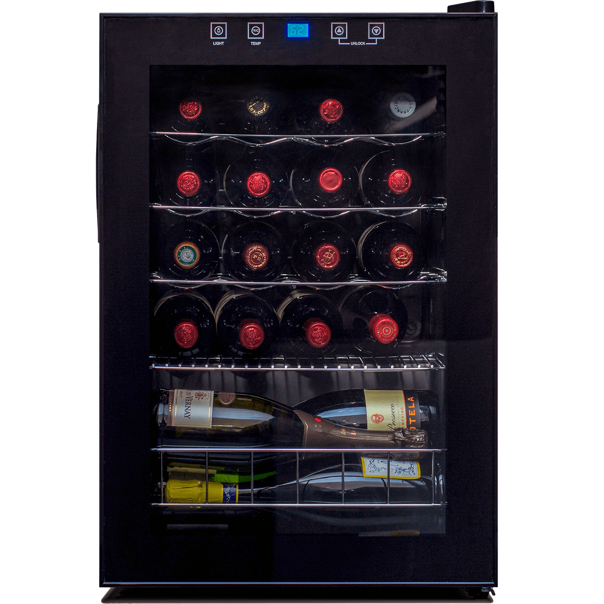 Smith & Hanks 20 Bottle Single Zone Wine Cooler Quench Essentials