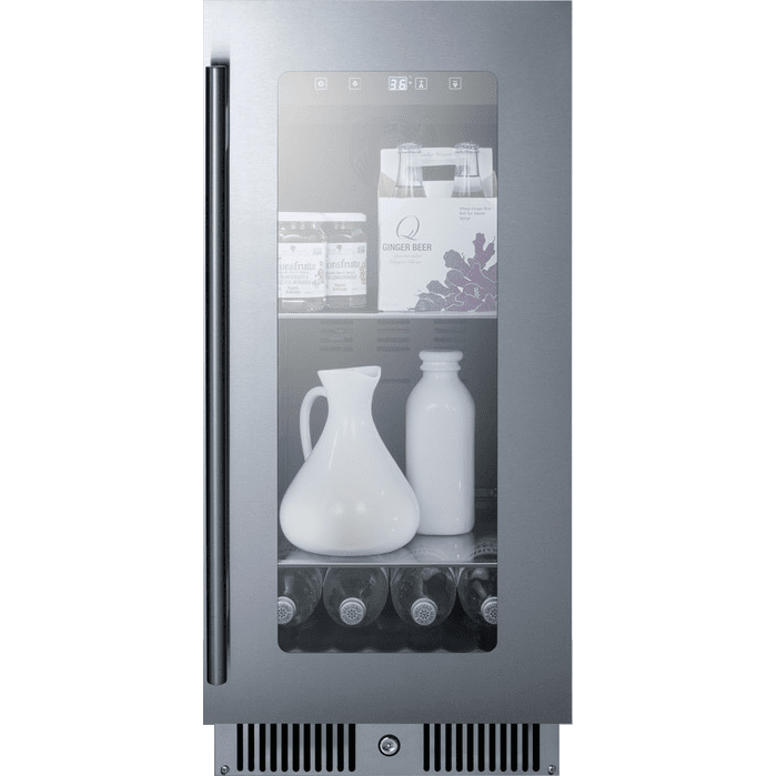 Summit CL156BV 15In. BuiltIn Beverage Cooler Quench Essentials