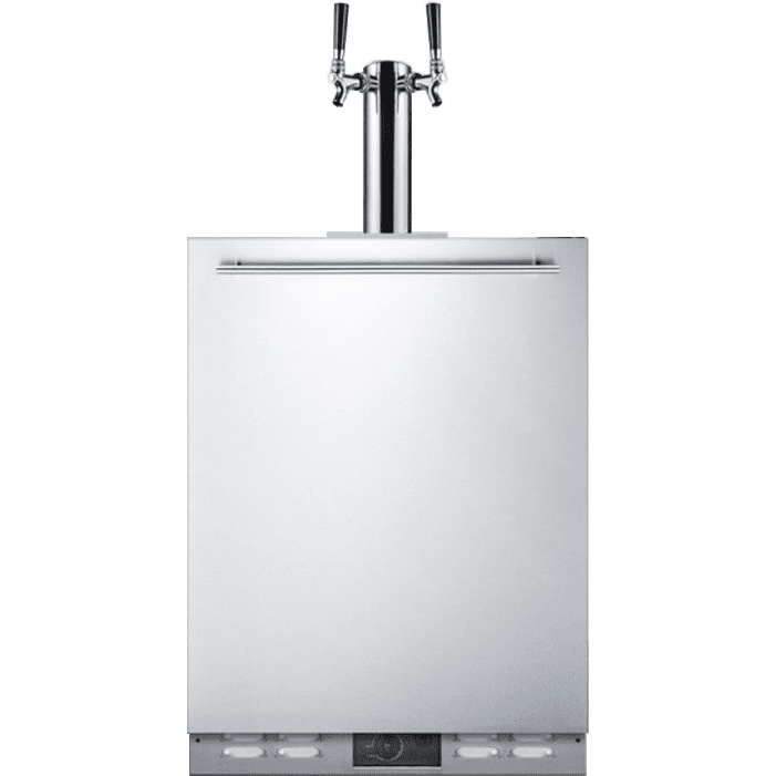 Summit Classic 5.7 Cubic Ft. Dual Tap Kegerator - Outdoor