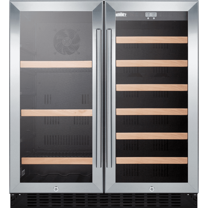 Summit SWBV3071 33 Bottle BuiltIn Wine/Beverage Cooler Quench Essentials