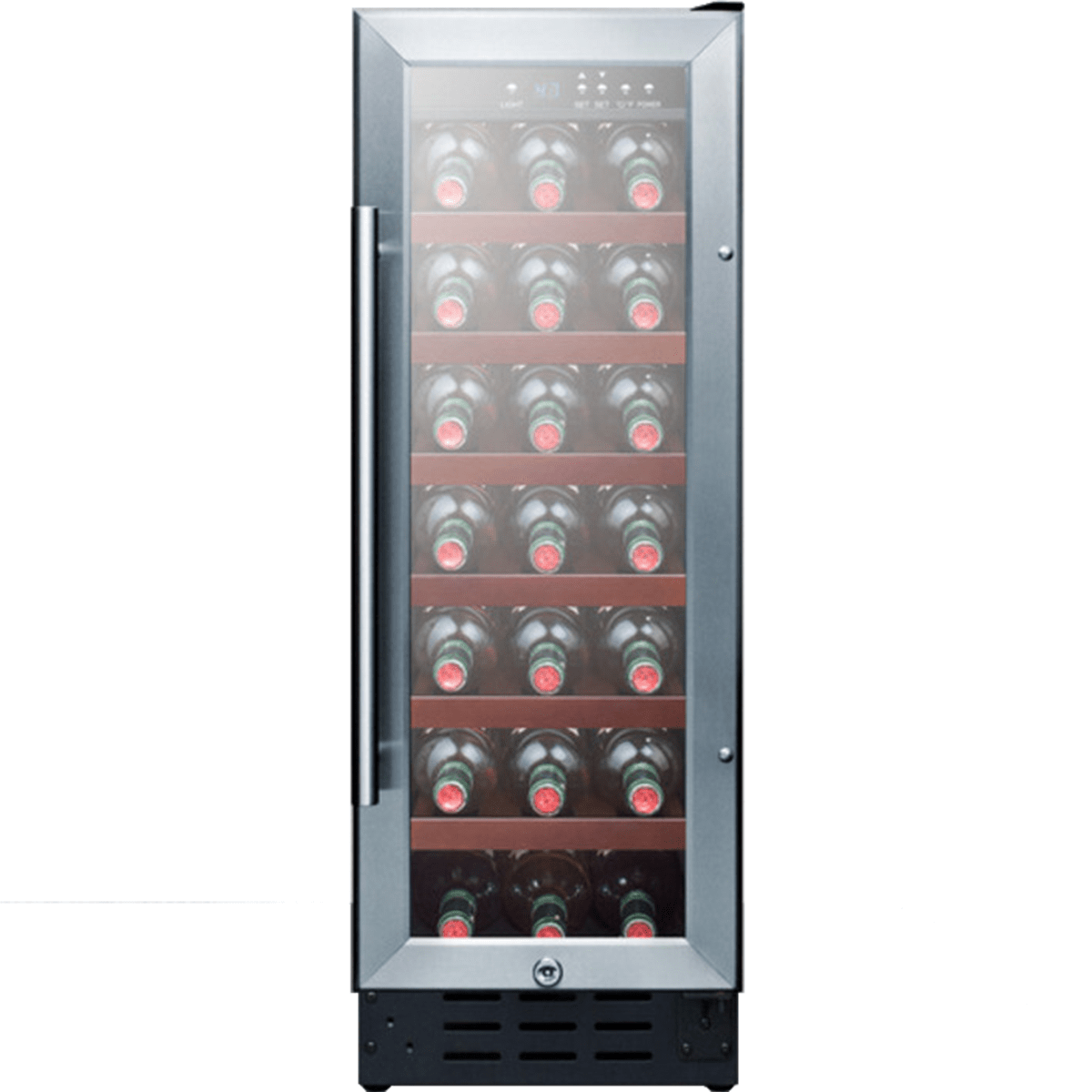 SUMMIT 21 Bottle Wine Cooler w/ Digital Thermostat (SWC1224)