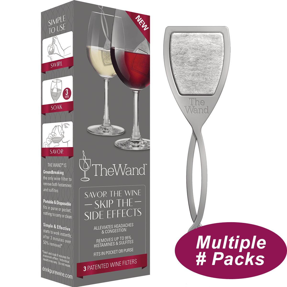 PureWine The Wand Wine Filter Quench Essentials